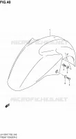 FRONT FENDER (MODEL K7) for Suzuki BURGMAN 125 2007