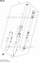 FRONT FORK for Suzuki BURGMAN 125 2007