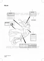 LABEL for Suzuki BURGMAN 125 2007