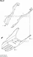 LOWER FAIRING for Suzuki BURGMAN 125 2007