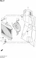 RADIATOR for Suzuki BURGMAN 125 2007