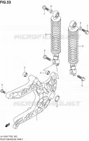 SWINGARM for Suzuki BURGMAN 125 2007