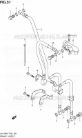 BRAKE HOSE for Suzuki BURGMAN 125 2010