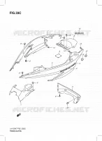 FAIRING (MODEL L0) for Suzuki BURGMAN 125 2010