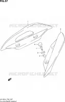 BACKREST for Suzuki BURGMAN 125 2014