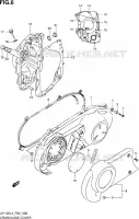 CRACKCASE COVER for Suzuki BURGMAN 125 2014