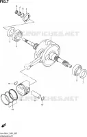 CRANKSHAFT for Suzuki BURGMAN 125 2014