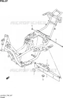 FRAME for Suzuki BURGMAN 125 2014