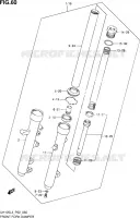 FRONT FORK (UH125AL4 P19) for Suzuki BURGMAN 125 2014