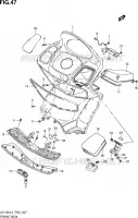 GLOVE BOX for Suzuki BURGMAN 125 2014