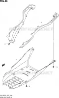 LOWER FAIRING for Suzuki BURGMAN 125 2014