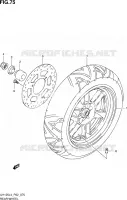 REAR CALIPER for Suzuki BURGMAN 125 2014