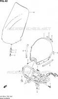 WINDSCREEN (UH125L4 P02) for Suzuki BURGMAN 125 2014