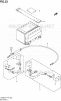 BATTERY for Suzuki BURGMAN 200 2009