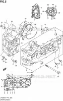 CRACKCASE COVER for Suzuki BURGMAN 200 2009
