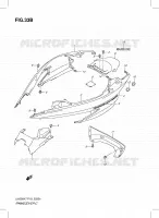 FAIRING (MODEL K9) for Suzuki BURGMAN 200 2009
