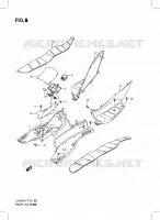 FOOTREST for Suzuki BURGMAN 200 2009