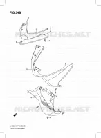 FROM LEG SHIELD (MODEL K9) for Suzuki BURGMAN 200 2009