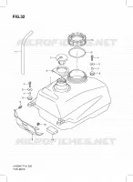 FUEL TANK for Suzuki BURGMAN 200 2009
