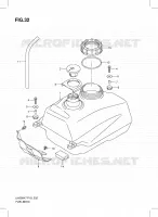 FUEL TANK for Suzuki BURGMAN 200 2009