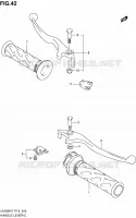 HANDGRIPS   LEVERS  for Suzuki BURGMAN 200 2009
