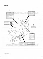 LABEL for Suzuki BURGMAN 200 2009