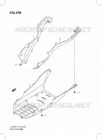 LOWER FAIRING (MODEL K9) for Suzuki BURGMAN 200 2009