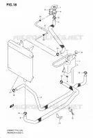 RADIATOR HOSE   EXPANSION TANK for Suzuki BURGMAN 200 2009