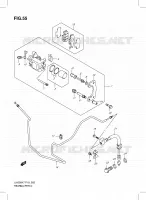 REAR CALIPER for Suzuki BURGMAN 200 2009