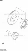 STARTER MOTOR CLUTCH for Suzuki BURGMAN 200 2009