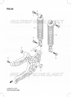 SWINGARM for Suzuki BURGMAN 200 2009