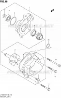 WATER PUMP for Suzuki BURGMAN 200 2009