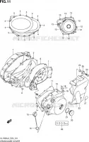 CRACKCASE COVER (VL1500BL3 E24) for Suzuki INTRUDER 1500 2013