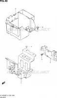 BRACKET for Suzuki INTRUDER 1500 2013