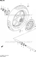 FRONT WHEEL for Suzuki INTRUDER 1500 2013