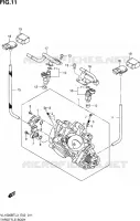 THROTTLE BODY for Suzuki INTRUDER 1500 2013