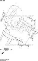 WINDSCREEN (VL1500BTL3 E19) for Suzuki INTRUDER 1500 2013