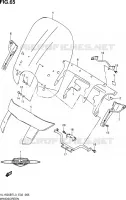 WINDSCREEN (VL1500BTL3 E24) for Suzuki INTRUDER 1500 2013