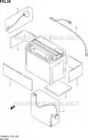 BATTERY for Suzuki INTRUDER 800 2014