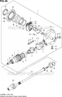 DRIVESHAFT for Suzuki INTRUDER 800 2014