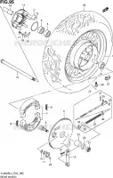 REAR WHEEL for Suzuki INTRUDER 800 2014