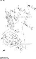 SHOCK ABSORBER LINKAGE (VL800BL4 E02) for Suzuki INTRUDER 800 2014