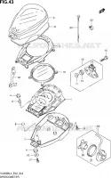 SPEEDOMETER (VL800BL4 E02) for Suzuki INTRUDER 800 2014