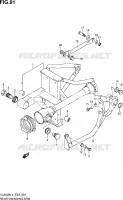 SWINGARM for Suzuki INTRUDER 800 2014