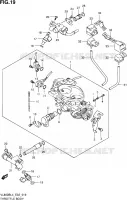 THROTTLE BODY (VL800BUEL4 E19) for Suzuki INTRUDER 800 2014