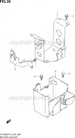 BATTERY BOX   TOOLS for Suzuki INTRUDER 1800 2013