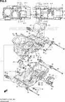 CRACKCASE COVER for Suzuki INTRUDER 1800 2013