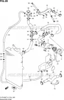 RADIATOR HOSE   EXPANSION TANK for Suzuki INTRUDER 1800 2013