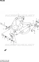 SWINGARM for Suzuki INTRUDER 1800 2013