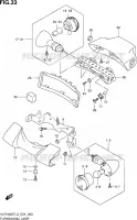TJRN SIGNAL LAMP for Suzuki INTRUDER 1800 2013
